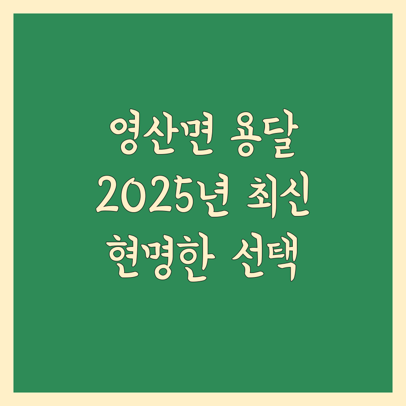 창녕군 영산면 용달 이사 현명하게 선택하기 | 2025년 최신 정보 총정리